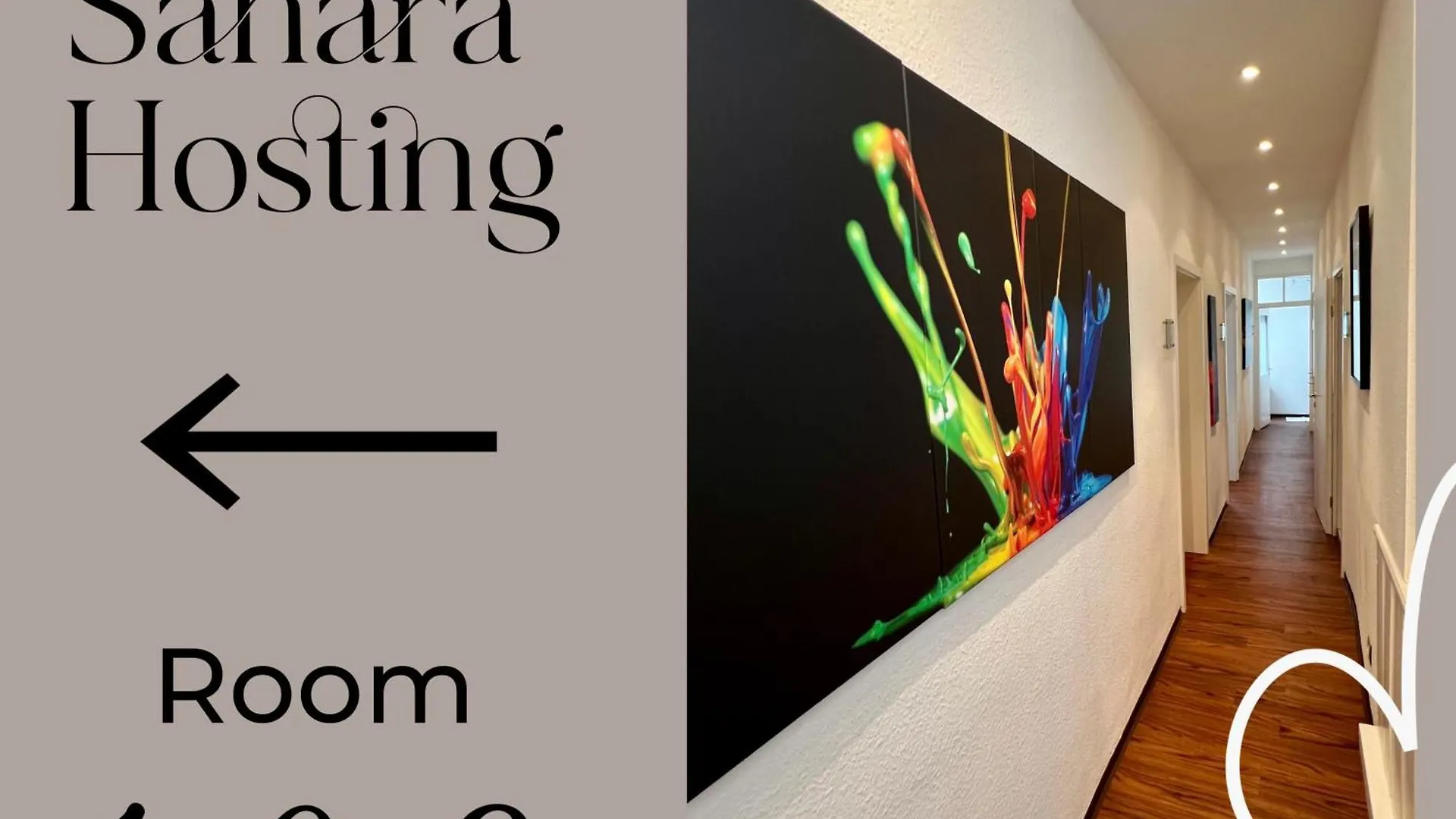Sahara Hosting Apartments Nuernberg City Room 1 & 3